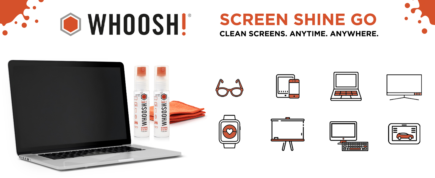 SCREEN SHINE GO - CLEAN SCREENS. ANYTIME. ANYWHERE.