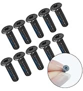 ZAHARA 10PCS Dark Gray Lower Bottom Base Cover Case Screws for Lenovo ideapad Yoga 6-13ARE05 82FN...