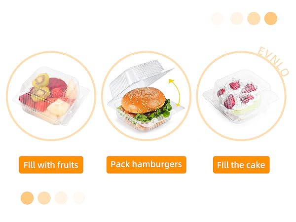 dessert containers with lids to go containers clamshell take out containers
