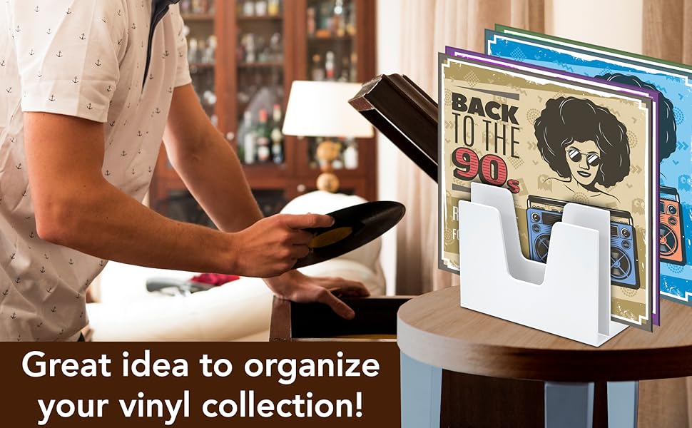 Great idea for organizer your vinyl collection