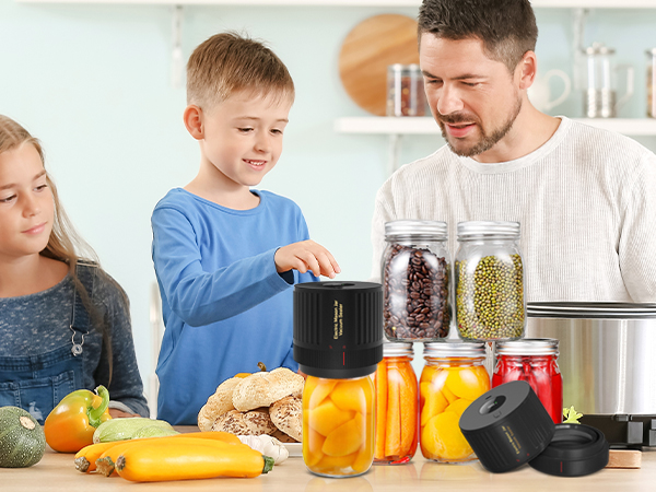 electric mason jar vacuum sealer kit