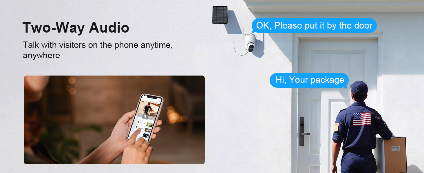 Two-way Audio home camera
