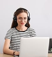 Wired Headphones with Microphone for PC