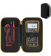 CAIOVSE Hard Multimeter Case for Fluke 117/115/116/114/113/177/178/179/233 Digital Multimeter, Co...