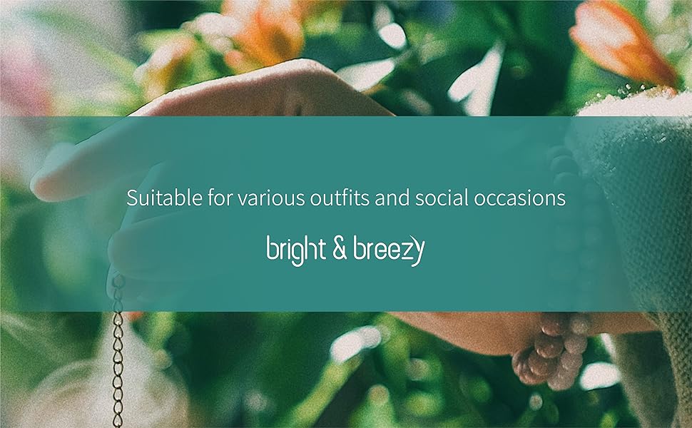 Suitable for various outfits and social occasions