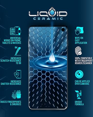 liquid ceramic screen protector features