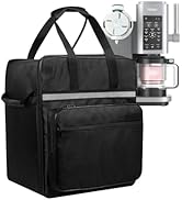 EiiJugaloo Ice Cream Machine Carrying Bag Sorbet Maker Travel Case Heat-Resistant Waterproof Oxfo...