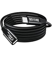 EKVUVKE USB-C Extension Cable 3.3FT 240W/20Gbps/4K@60Hz Video Output, USB 3.2 Gen 2 USB C Extende...