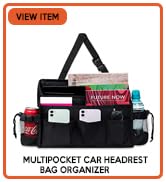 car headrest bag organizer