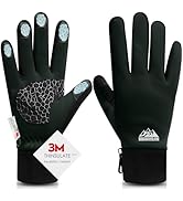 Bruvoalon Winter Gloves for Women & Men, 3M Thermal Insulation, Lycra Fabric, Touchscreen, Anti-Slip