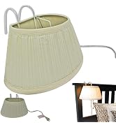 Evelots Bed Headboard Reading Lamp Book Light-Soft Fabric Shade-Easy ON/Off Pull Cord