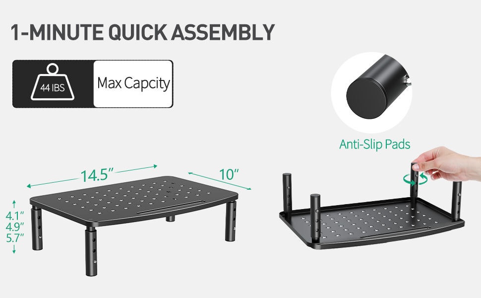 2 pack monitor riser