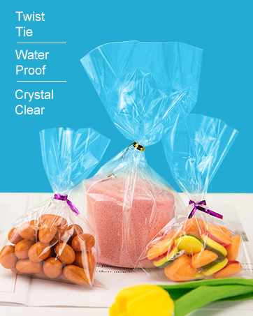 Aubeco Cellophane Treat Bags