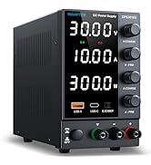 DC Power Supply, Bench Power Supply with Encoder Knob, Adjustable Regulated Power Supply with 5V ...