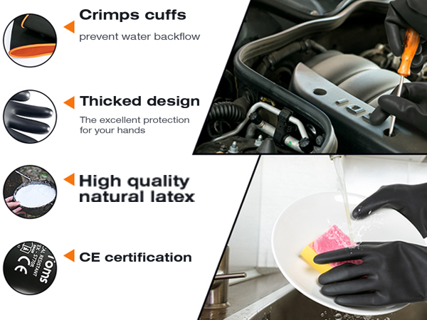 Heavy Duty Latex Gloves