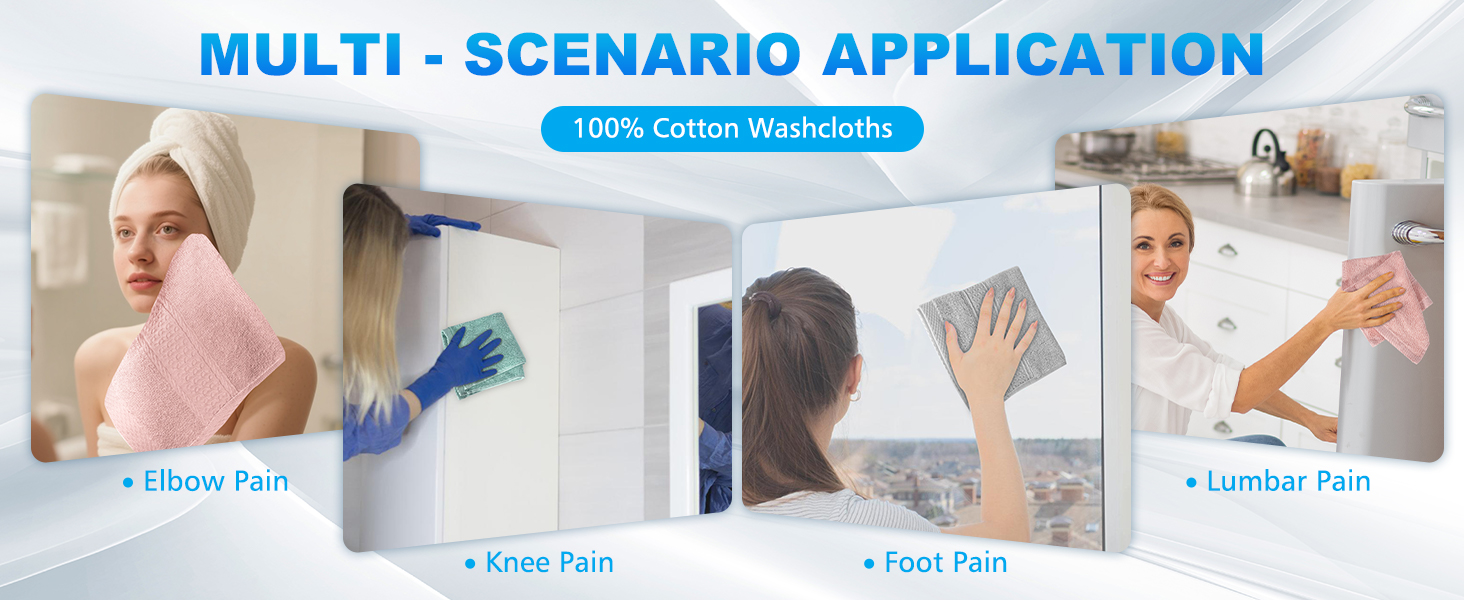 100% Cotton Wash Cloth