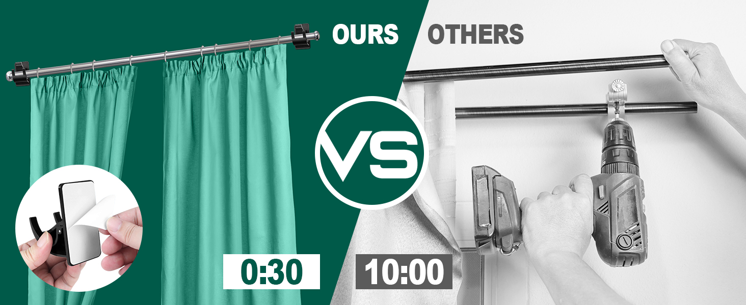 shower rod holder