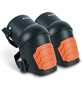 MELOTOUGH Knee Pads for Work,Construction,Flooring,Gardening-Comfortable and Flexible(Orange)