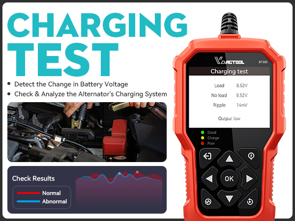car battery load tester 12v automotive alternator tester