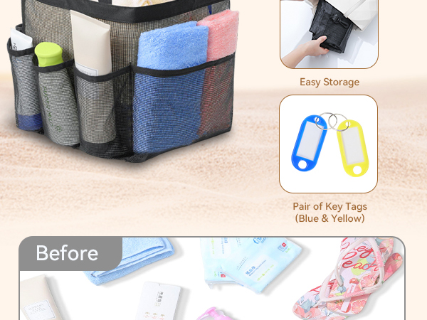 huge storage space shower caddies extra large tote bag spacious store all bathing necessities