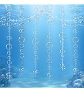 Wulitaotao 8 Strings Transparent Bubble Garlands, Ocean Theme Decor | White Bubble Garland Under ...