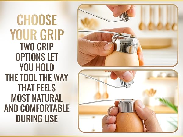 egg topper cutter for soft boiled eggs no mess egg cracker egg cracker separator tool egg blowing ki