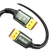 DisplayPort Cable 2.1 3.3FT, DP 2.1 Cable, 40Gbps High Speed, 8K@120Hz 4K@240Hz, HDR DSC Braided ...