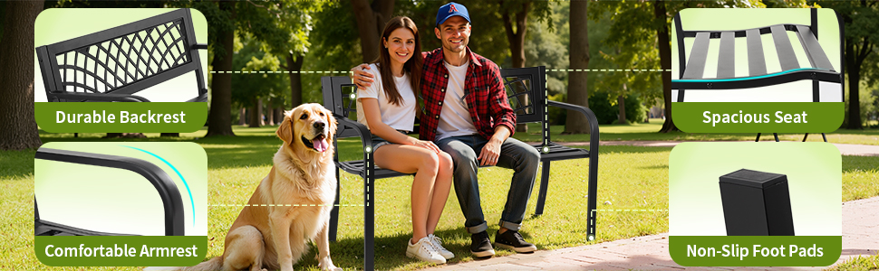 Outdoor bench