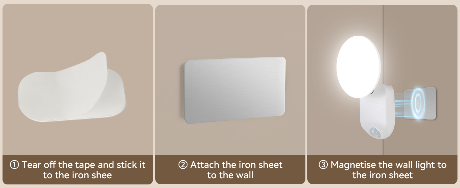 rechargeable motion sensor ceiling light