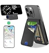 TopMade for MagSafe Wallet Stand, Works with Apple Find My, Magnetic Wallet for iPhone 16/15/14/1...