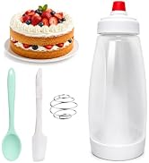 Pancake Batter Dispenser Bottle for Mixing and Pouring Perfect Batter,33 oz | Pancake Batter Bott...