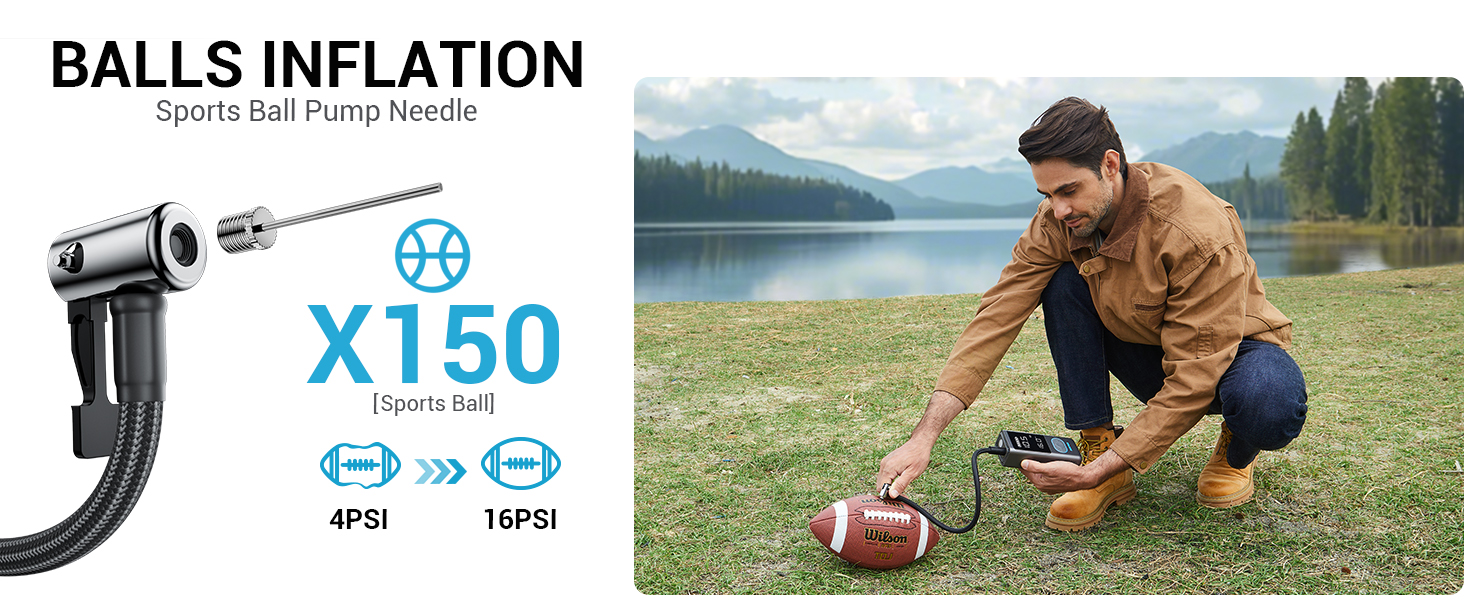 Tire Inflator Portable Air Compressor