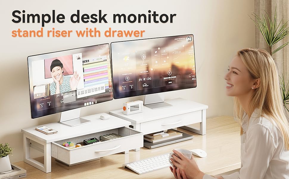 laptop stand with storage