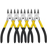 Wire Cutters 5 Pack,6.5 inch Flush Cutters,BOOSDEN Spring Loaded Cutting Pliers,Precision Side Cu...