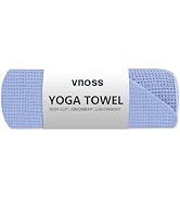 Vnoss Hot Yoga Towel - Microfiber Non Slip Yoga Mat Towel with Grip Dot Sweat Absorbent Towel for...