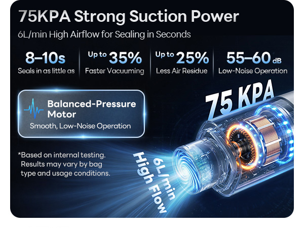 75KPA vacuum sealer