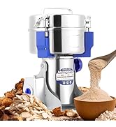 Moongiantgo 1500g Grain Grinder Mill Commercial Spice Grinder High Speed 3000W Pulverizer Grindin...