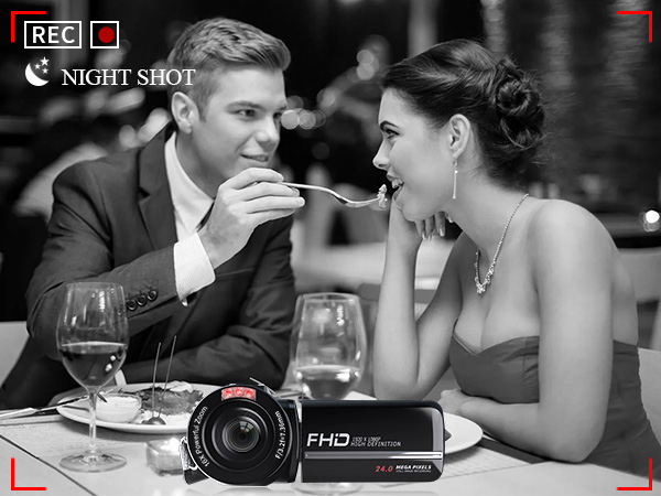 Infrared Night Vision video camera camcorder