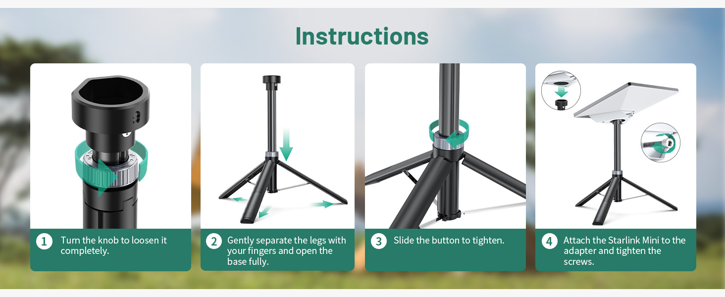 starlink mini tripod adapter