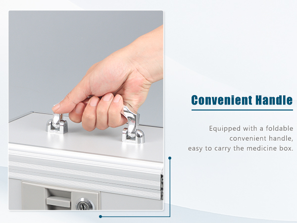 medication storage lock box
