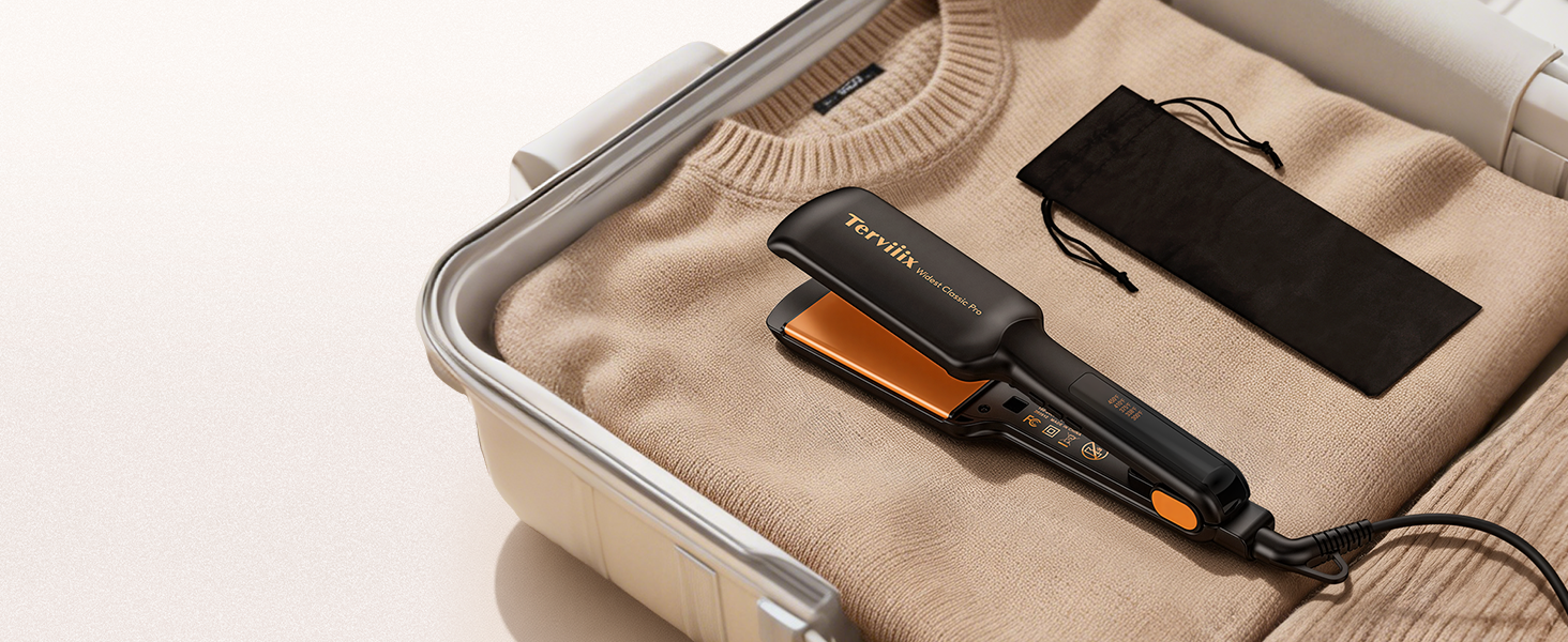 adjustable heat flat iron