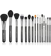 Jessup Makeup Brushes 15 Pcs Makeup Brush Set Beauty Cosmetics Make Up Powder Concealer Eyeshadow...