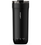 Vsitoo S5 Self Heating Travel Mug 16oz, Rechargeable Coffee Mug with Car Charger Kit, AI Auto-Sen...