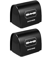 Uonlytech 2pcs Blade Storage Box Blades Dispenser Case Safe Storage Bank for Blades Safety Dispos...