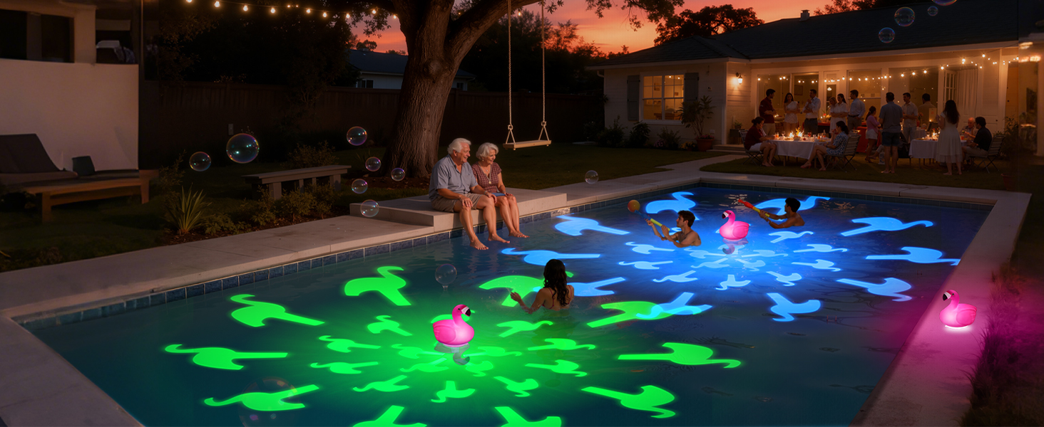 floating pool lights