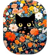 Atufsuat Small Mouse Pad, 6 x 7 Inch, Oval Mini Mouse Pad with Non-Slip Rubber Base for Laptop Wi...