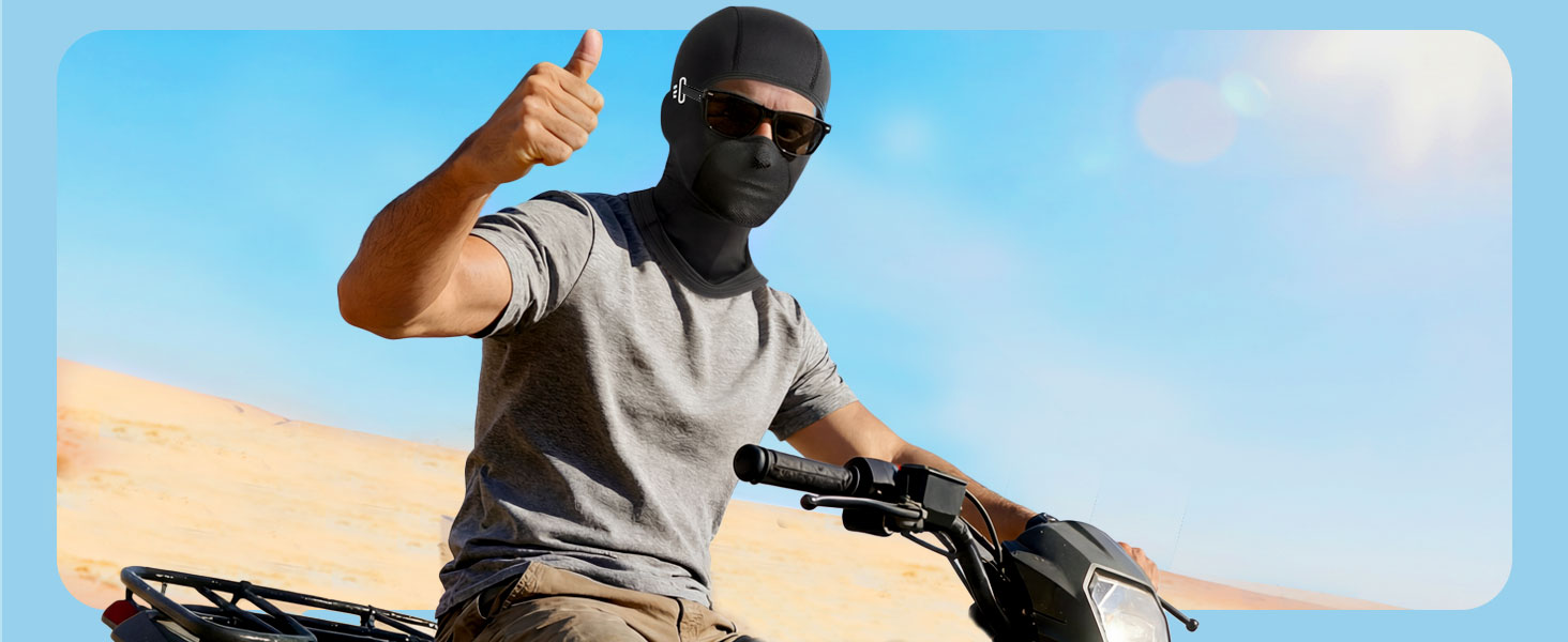 black balaclava for men