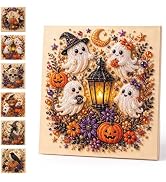 Kanroadi Halloween Ghost Pearl Art DIY Kit,Halloween Diamond Art,Spooky Cute 3D Diamond Painting ...