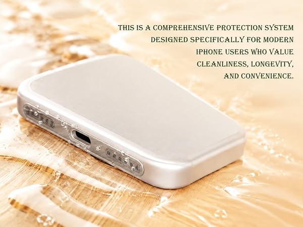 Anti-Lost Dust Plug, Speaker Dust Cover, Port Plug Accessories for iPhone 18 Pro/18 Pro Max