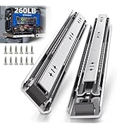 VITERLYNX 260Lbs Heavy Duty Drawer Slides 1 Pair 10 14 16 18 20 22 24 32 Inch Full Extension Ball...